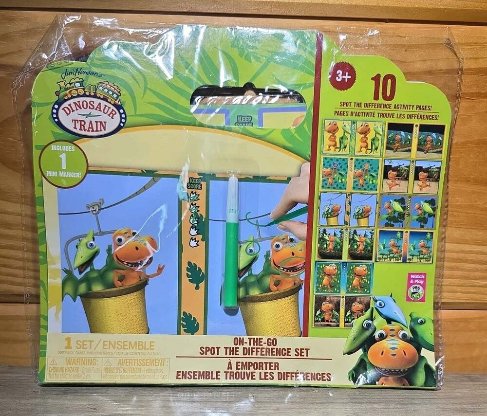 Jim Henson Dinosaur Train On The Go Spot The Difference